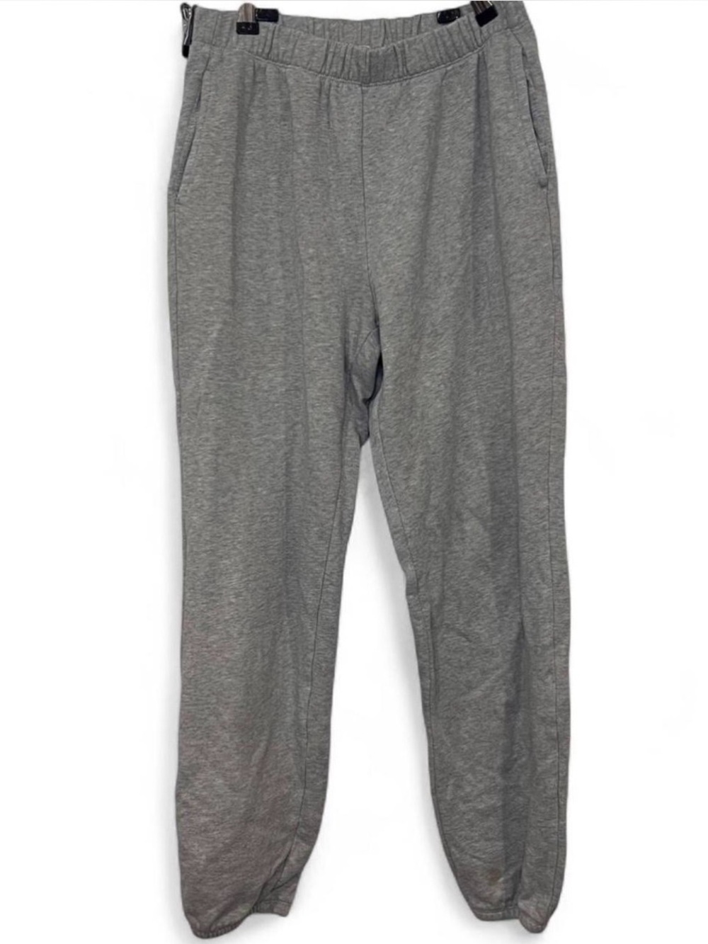 Aerie women’s fleece jogger Sweatpants Gray‎ Solid Lounge Lightweight Medium